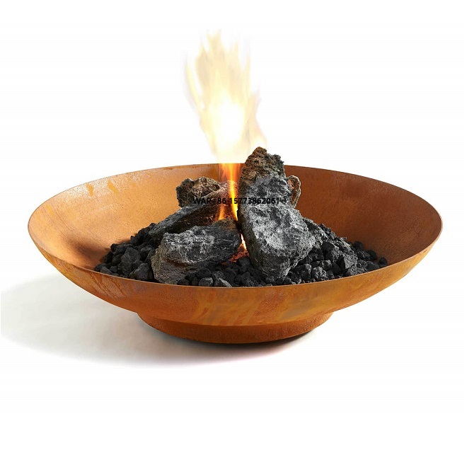 Fire Pit Bowl - Perapian Luar Ruangan Baja Corten Mangkuk