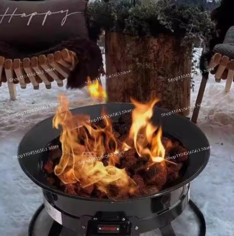 Fire Pit Bowl - Perapian Propana Portabel 58.000 BTU, Mangkuk