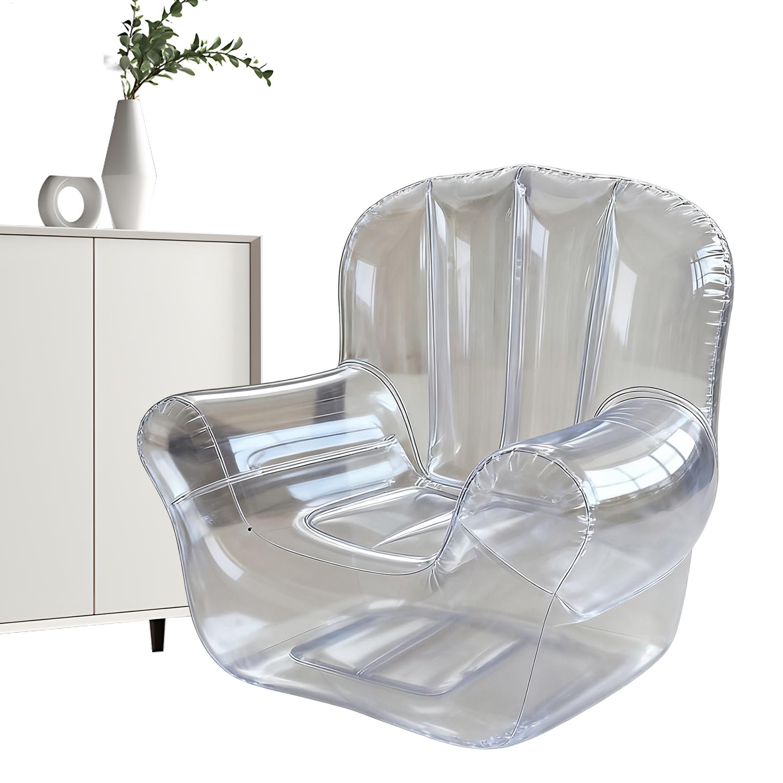 Outdoor Furniture Nearby - Sofa PVC Transparan Tebal, Sofa Tiup