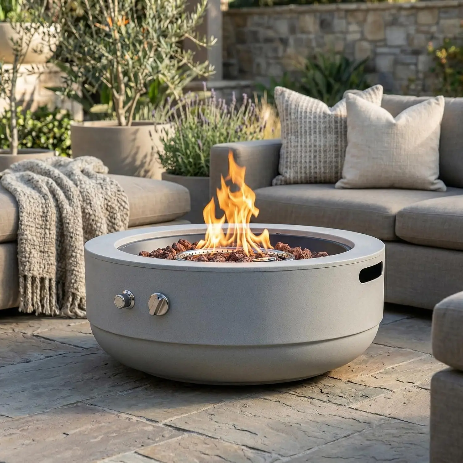 Fire Pit Bowl - Tungku Api Propana 24 Inci, 50000