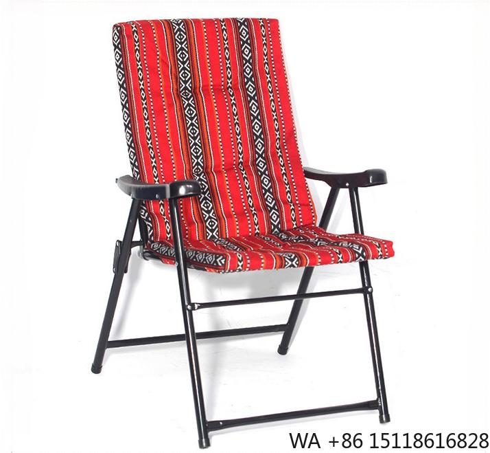 Outdoor Furniture Set - Kursi Lipat Besi Portabel untuk Camping,