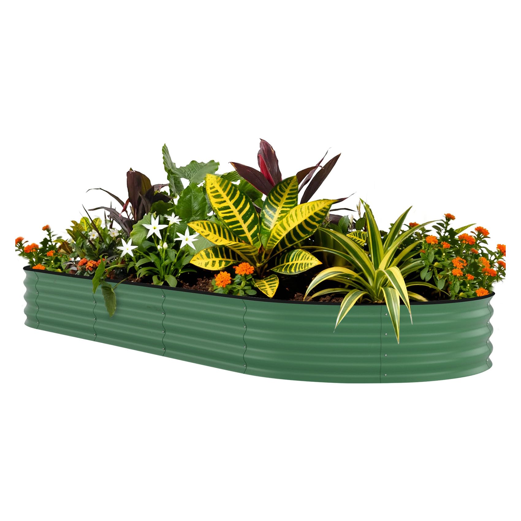 Planter Raised Metal - Kotak Tanam Terangkat Galvanis 8x4x1.5 kaki