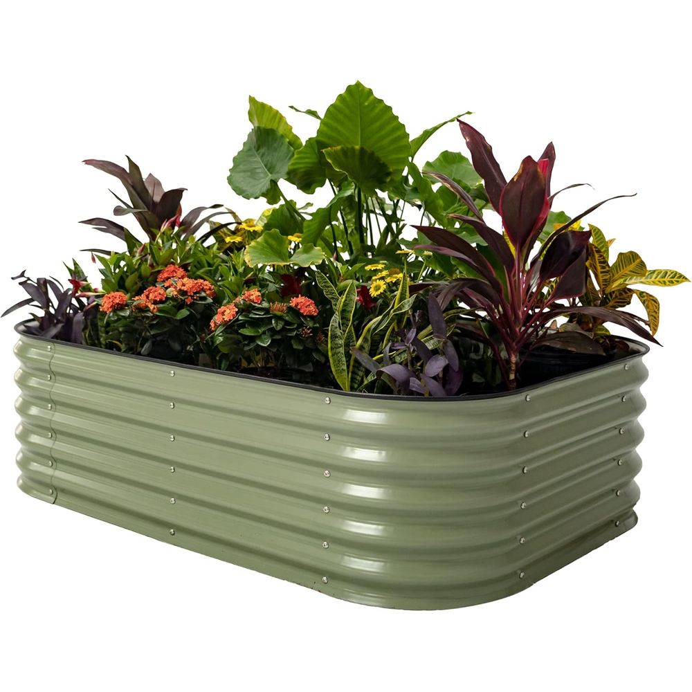 Planter Raised Metal - Kit Tempat Tanam Terangkat Vego Garden,