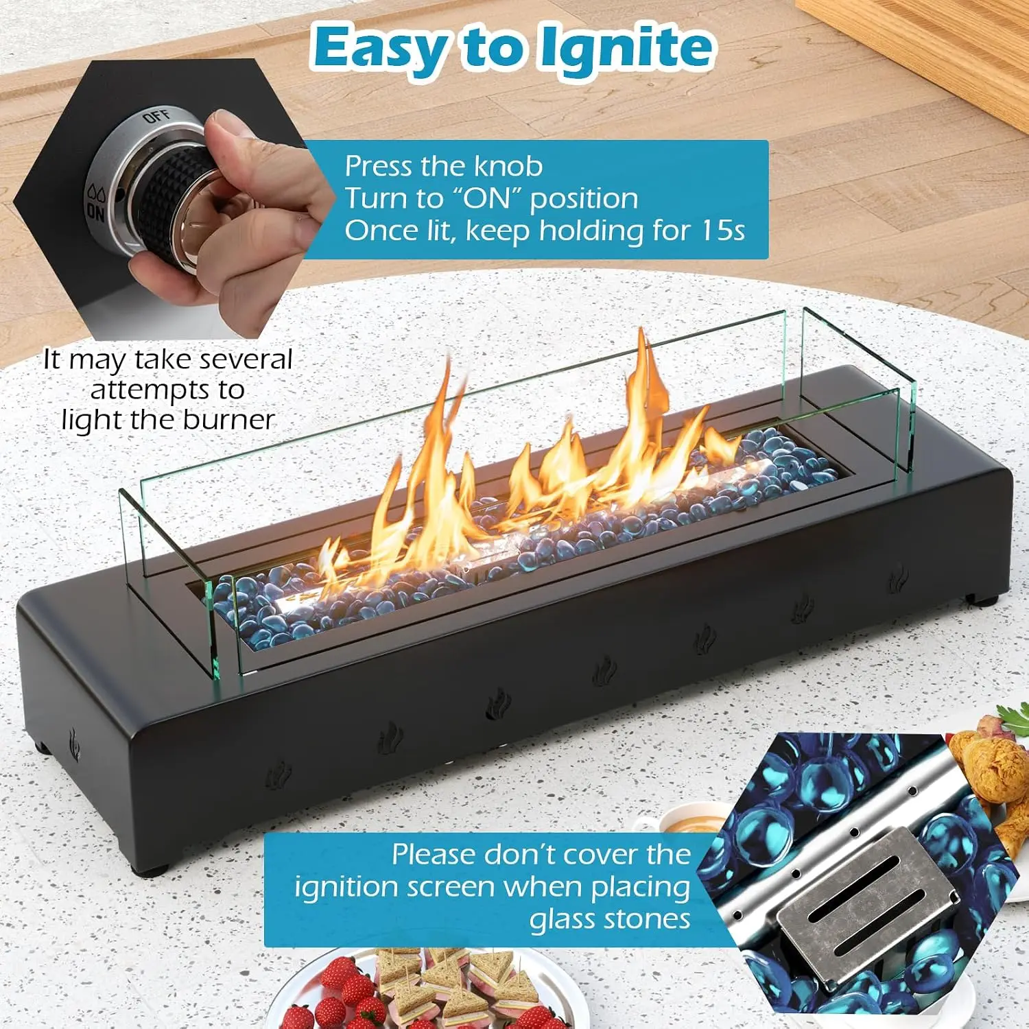 Bestseller 30 Inci 40.000 BTU  - Fire Pit Bowl ulasan dan harga