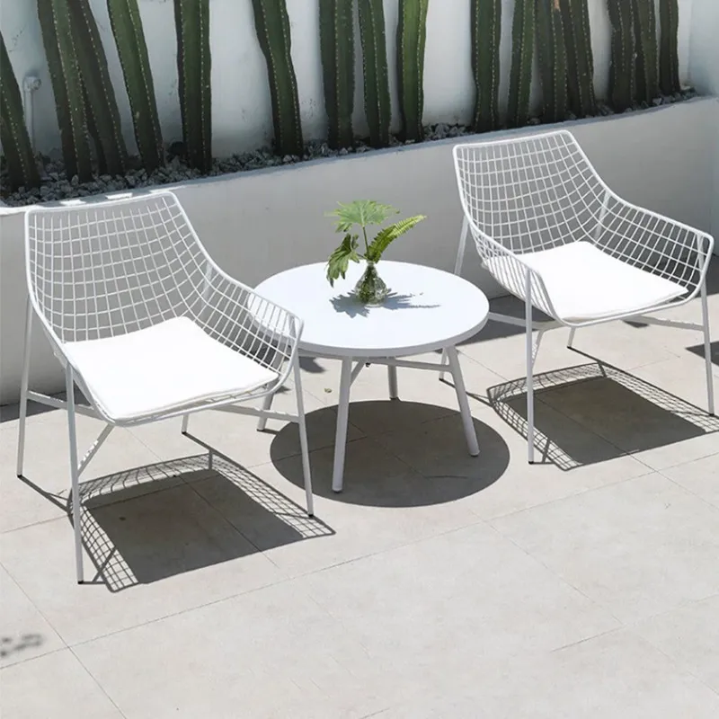 Set Meja dan Kursi Besi Tempa  - Outdoor Furniture For Cafe ulasan dan harga