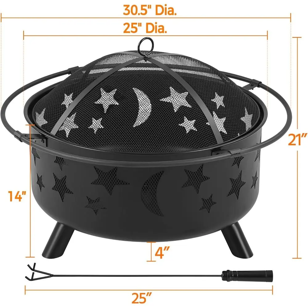 Perapian Luar Ruangan Besar de - Fire Pit Bowl ulasan dan harga
