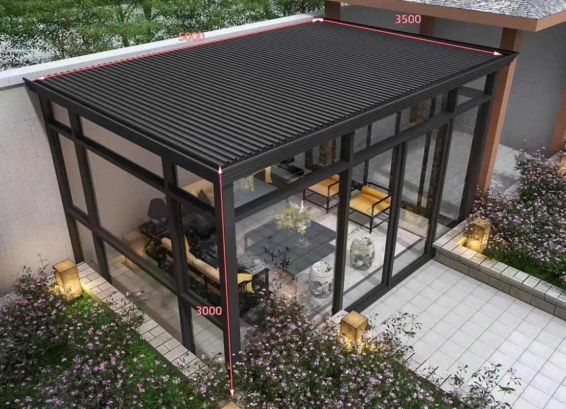 Pergola Aluminium Kustom Terdi - Outdoor Furniture Aluminum ulasan dan harga