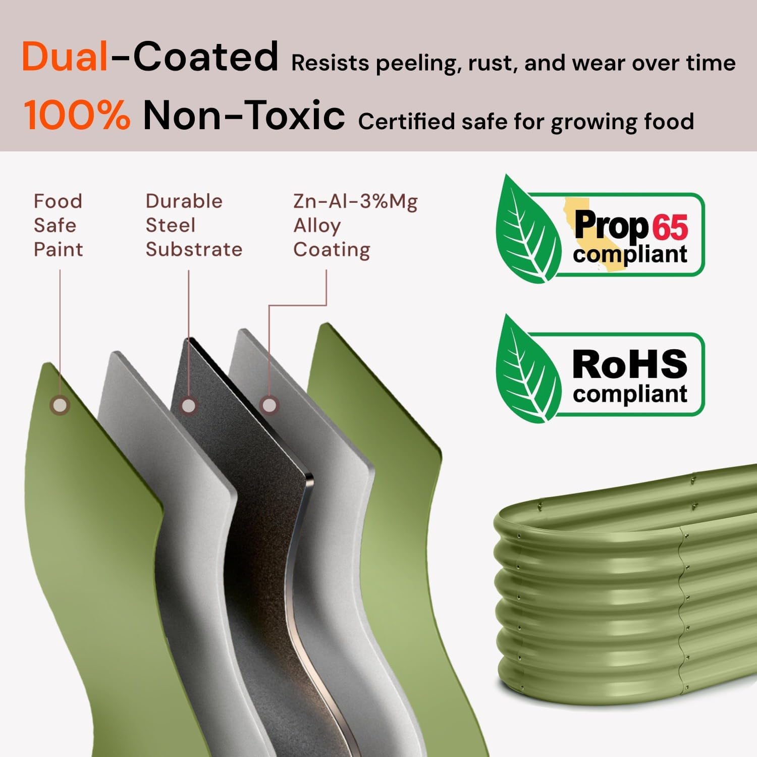 Kotak Tanam Terangkat Galvanis - Planter Raised Metal ulasan dan harga