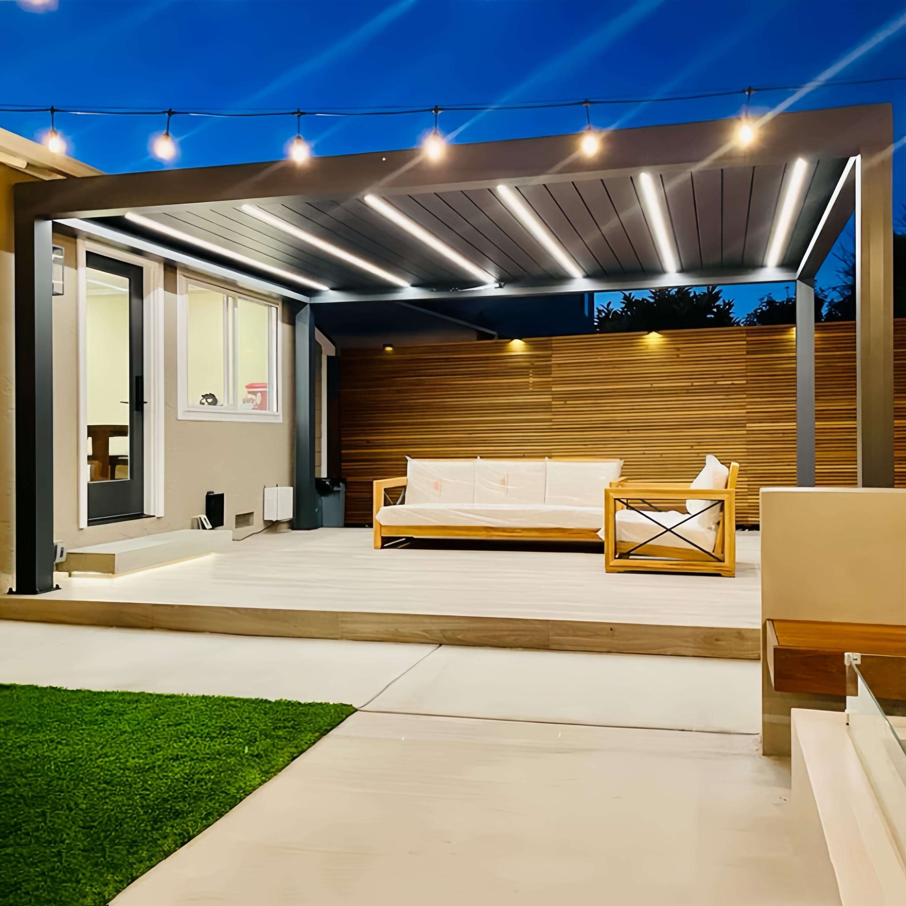 Paviliun Kolam Renang Aluminiu - Outdoor Furniture Aluminum ulasan dan harga