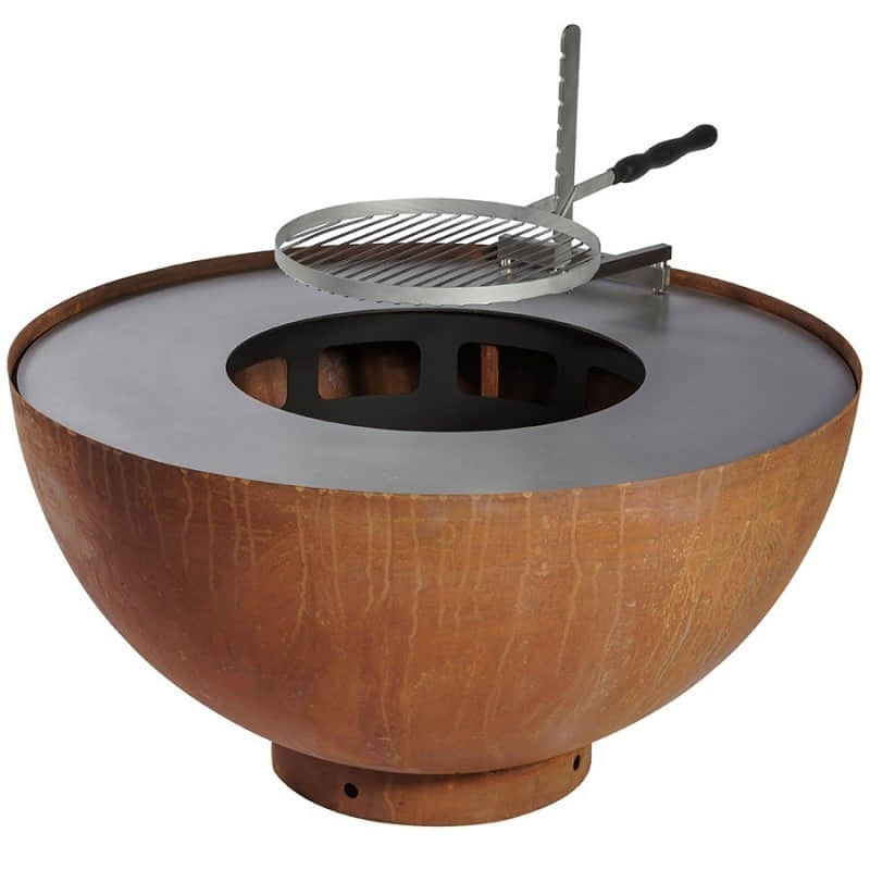 Perapian Luar Ruangan Baja Cor - Fire Pit Bowl ulasan dan harga