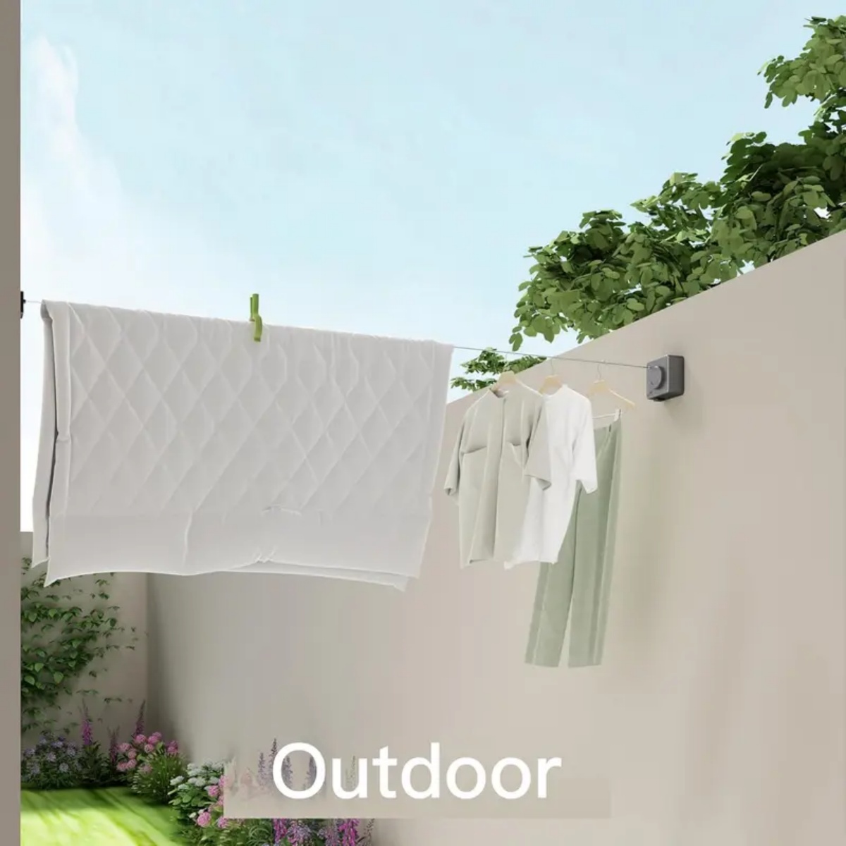 1 Buah Tali Jemuran Dalam Ruan - Outdoor Furniture Rope ulasan dan harga