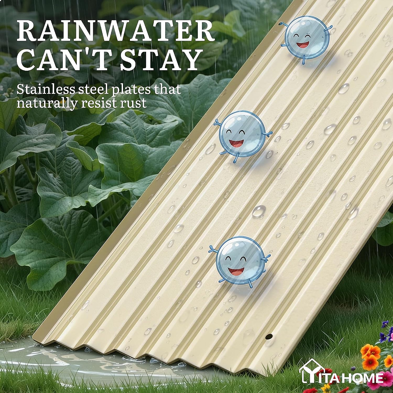YITAHOME Kit Tempat Tanam Tera - Planter Raised Metal ulasan dan harga