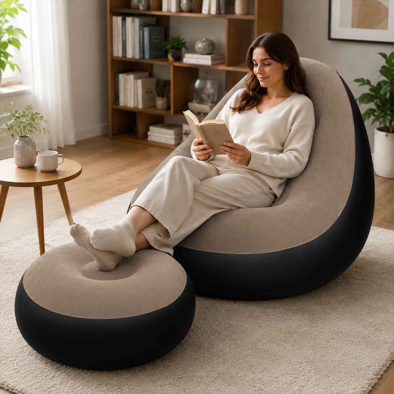Kursi Tiup untuk Dewasa, Kursi - Outdoor Furniture Nearby ulasan dan harga