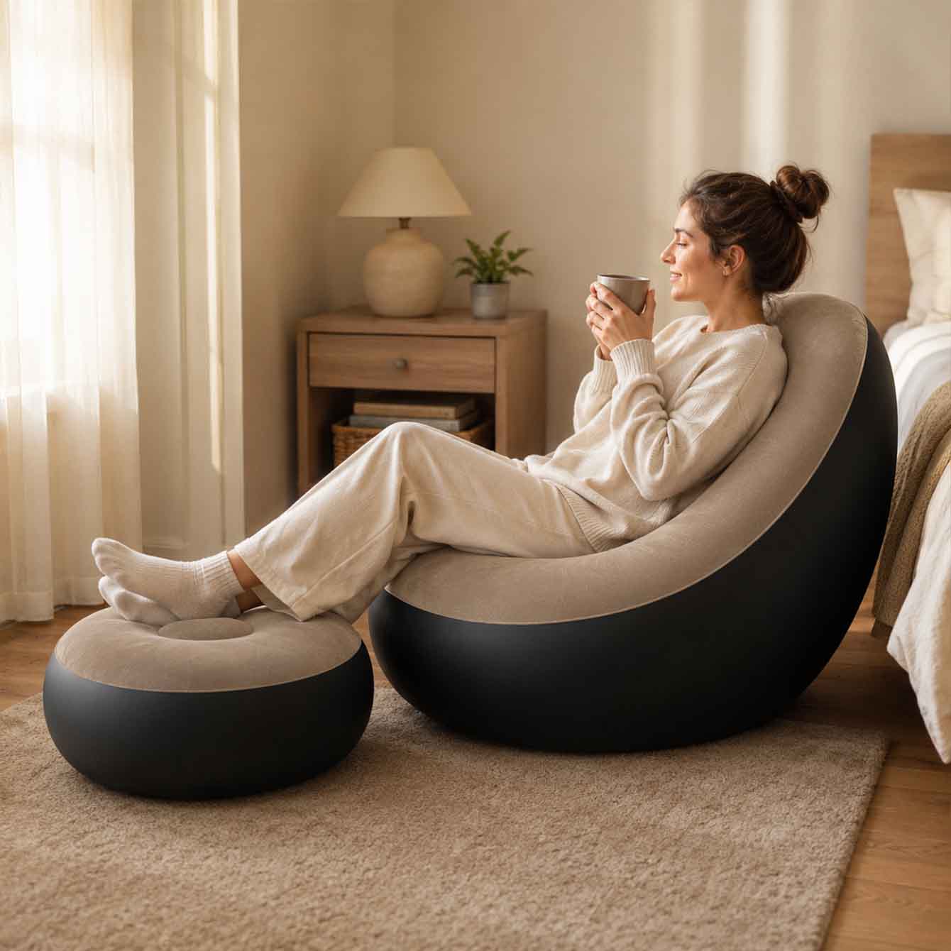 Kursi Tiup untuk Dewasa, Kursi - Outdoor Furniture Nearby ulasan dan harga
