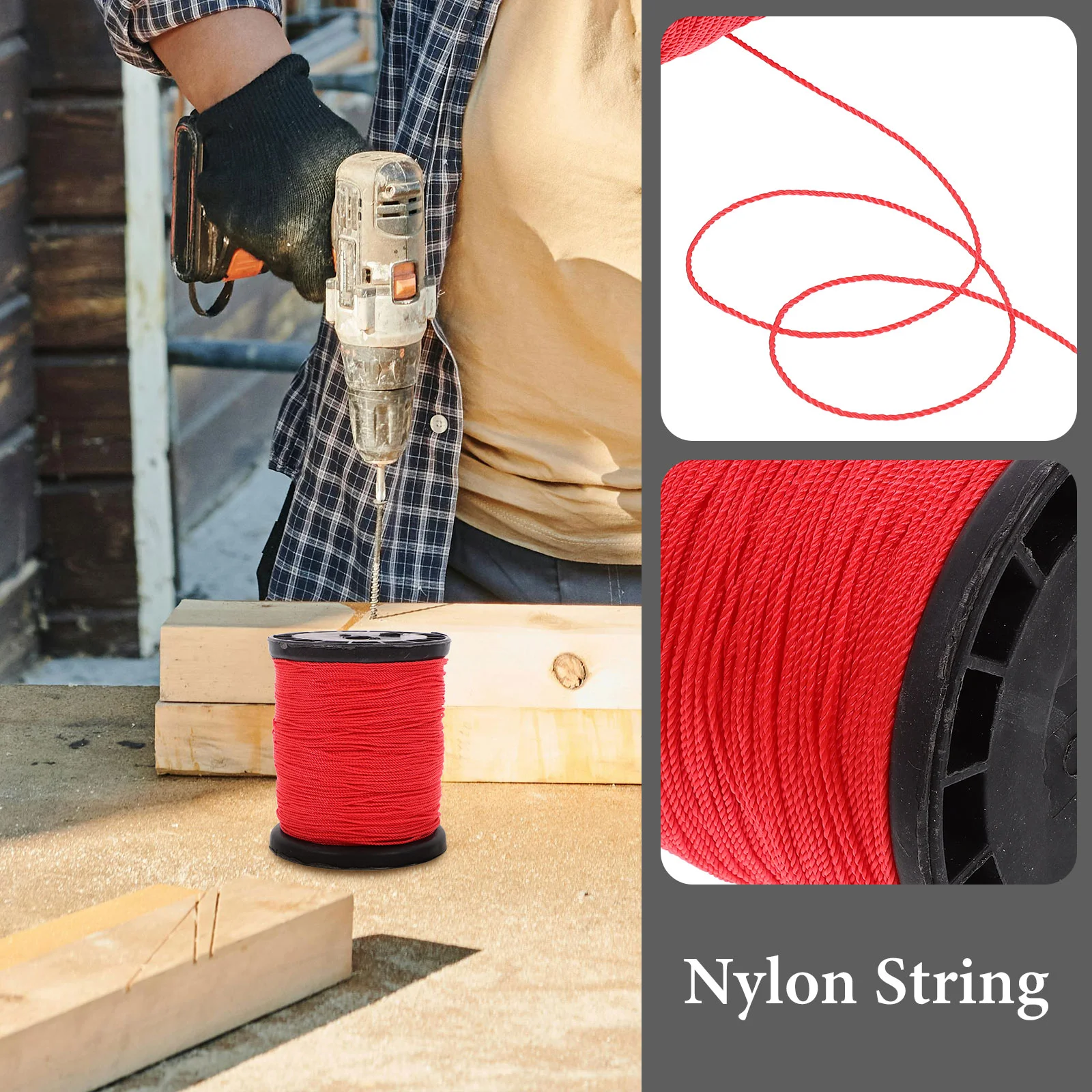 1 Rol Konstruksi Benang Garis  - Outdoor Furniture Rope ulasan dan harga