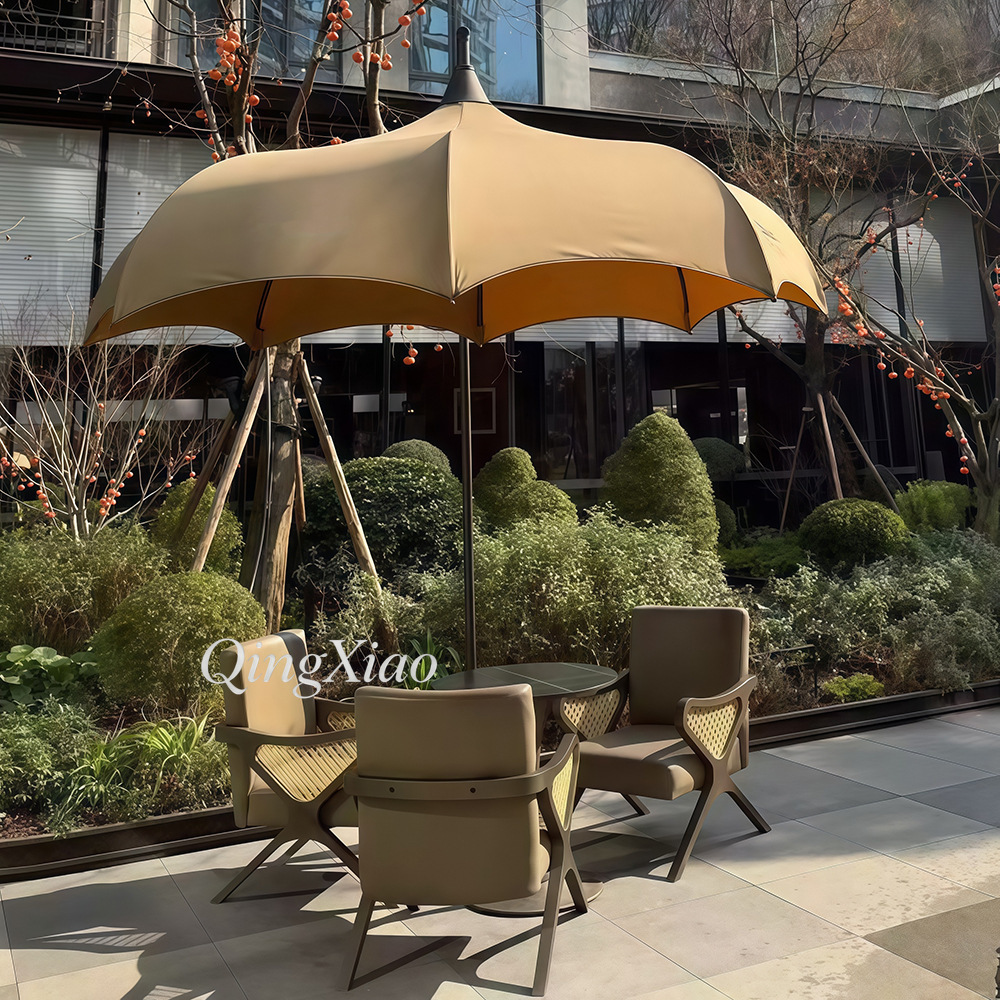 Payung Cantilever Lengkung Tah - Outdoor Furniture For Cafe ulasan dan harga