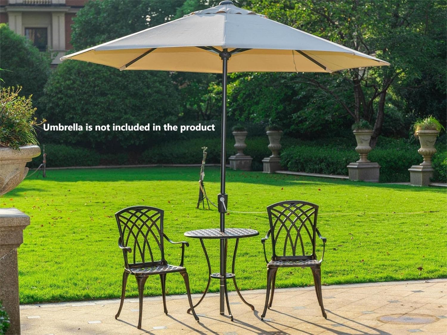 Set bistro luar ruangan 3 bagi - Outdoor Furniture Aluminum ulasan dan harga