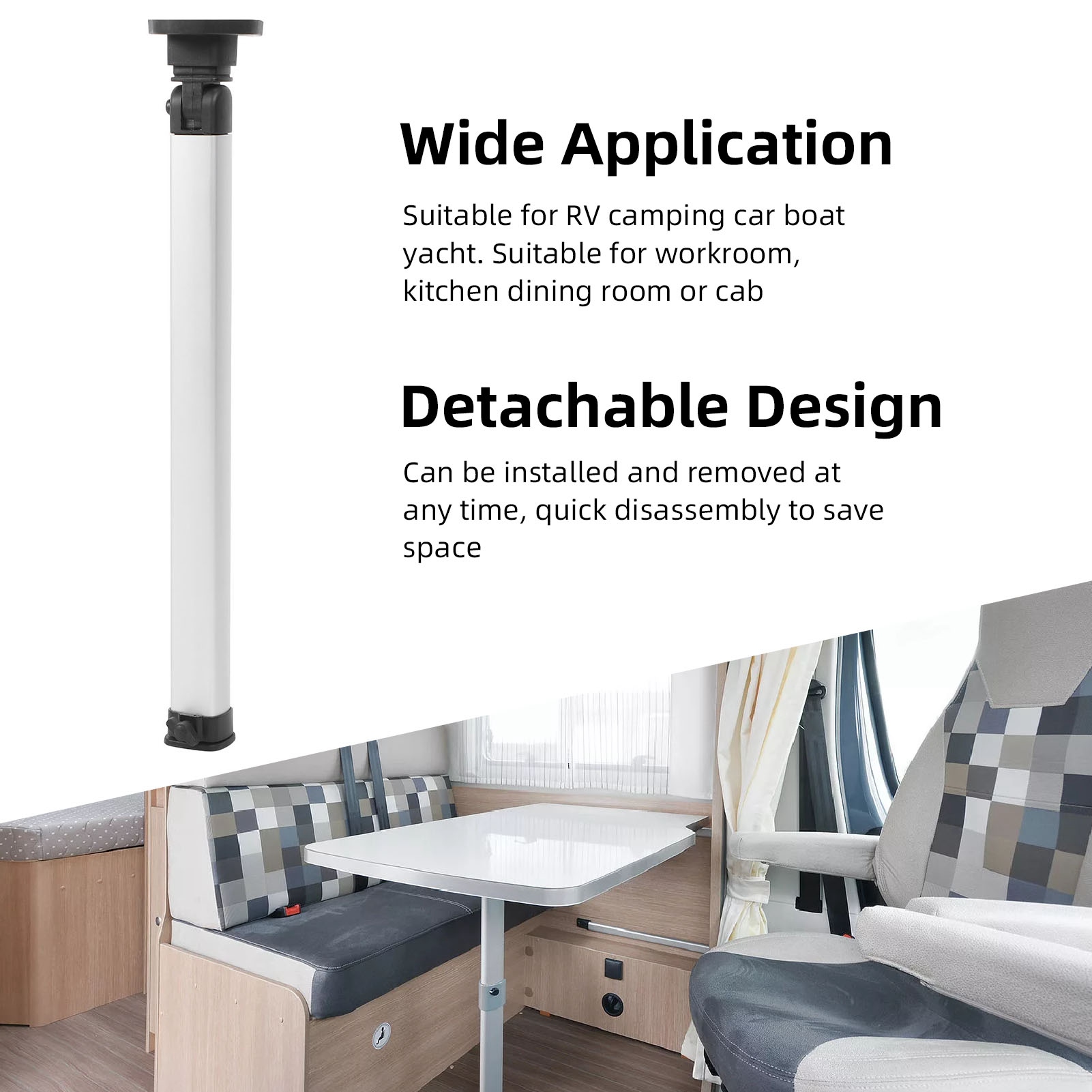 Kaki Meja Lipat Teleskopik RV  - Outdoor Furniture Legs ulasan dan harga