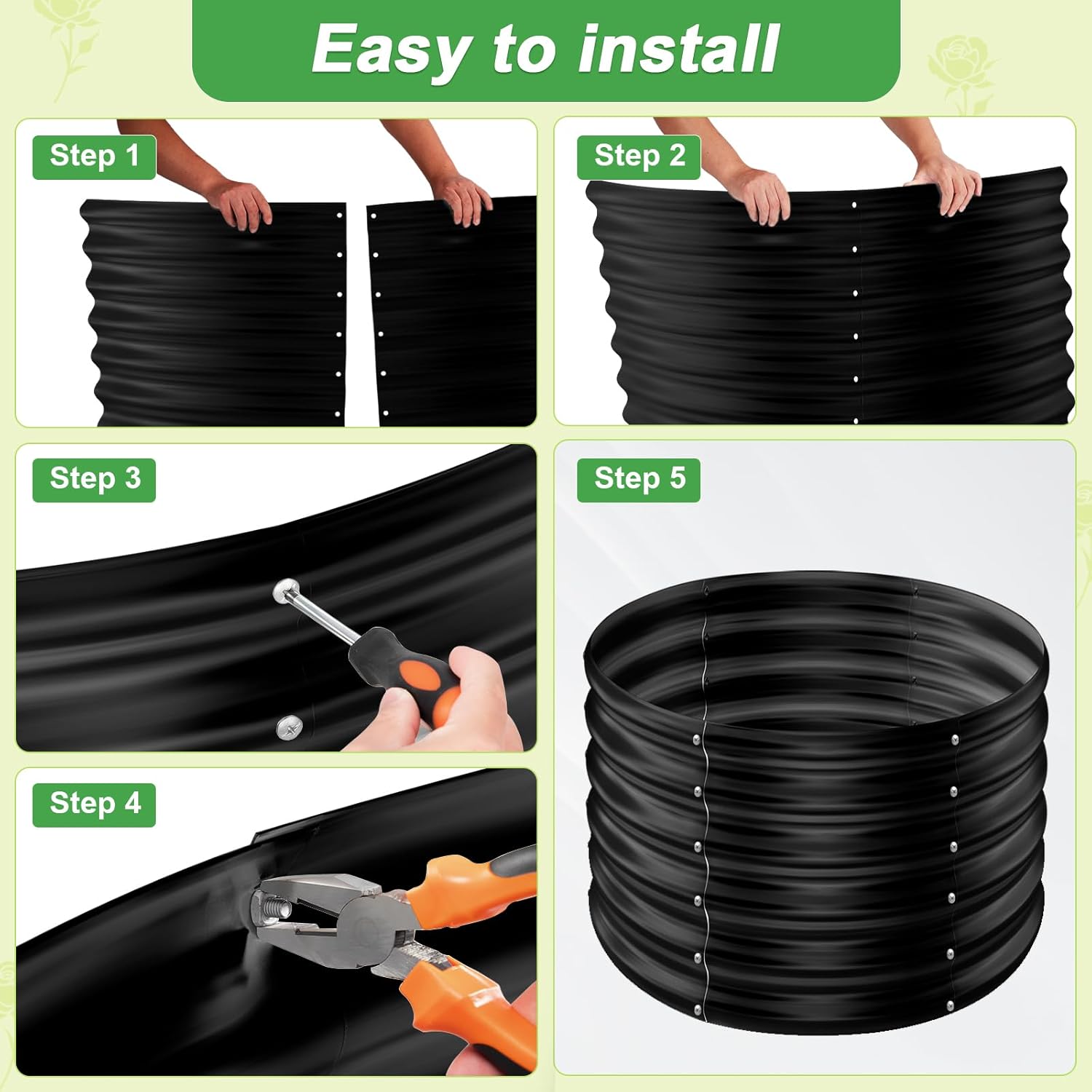 2 Paket Kotak Tanam Terangkat  - Planter Raised Metal ulasan dan harga