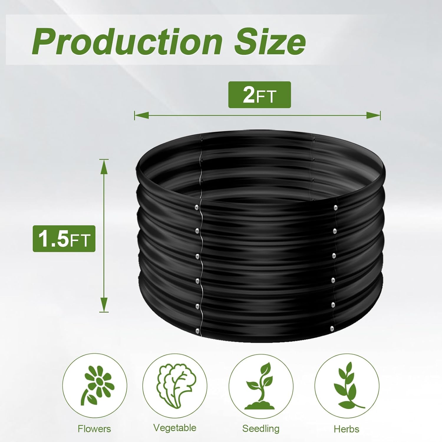 2 Paket Kotak Tanam Terangkat  - Planter Raised Metal ulasan dan harga