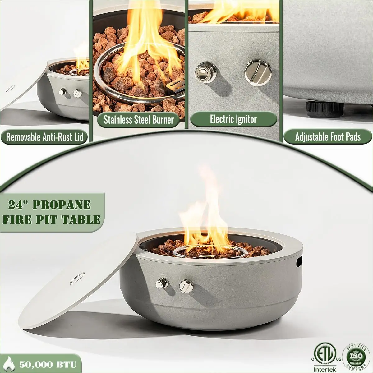Tungku Api Propana 24 Inci, 50 - Fire Pit Bowl ulasan dan harga