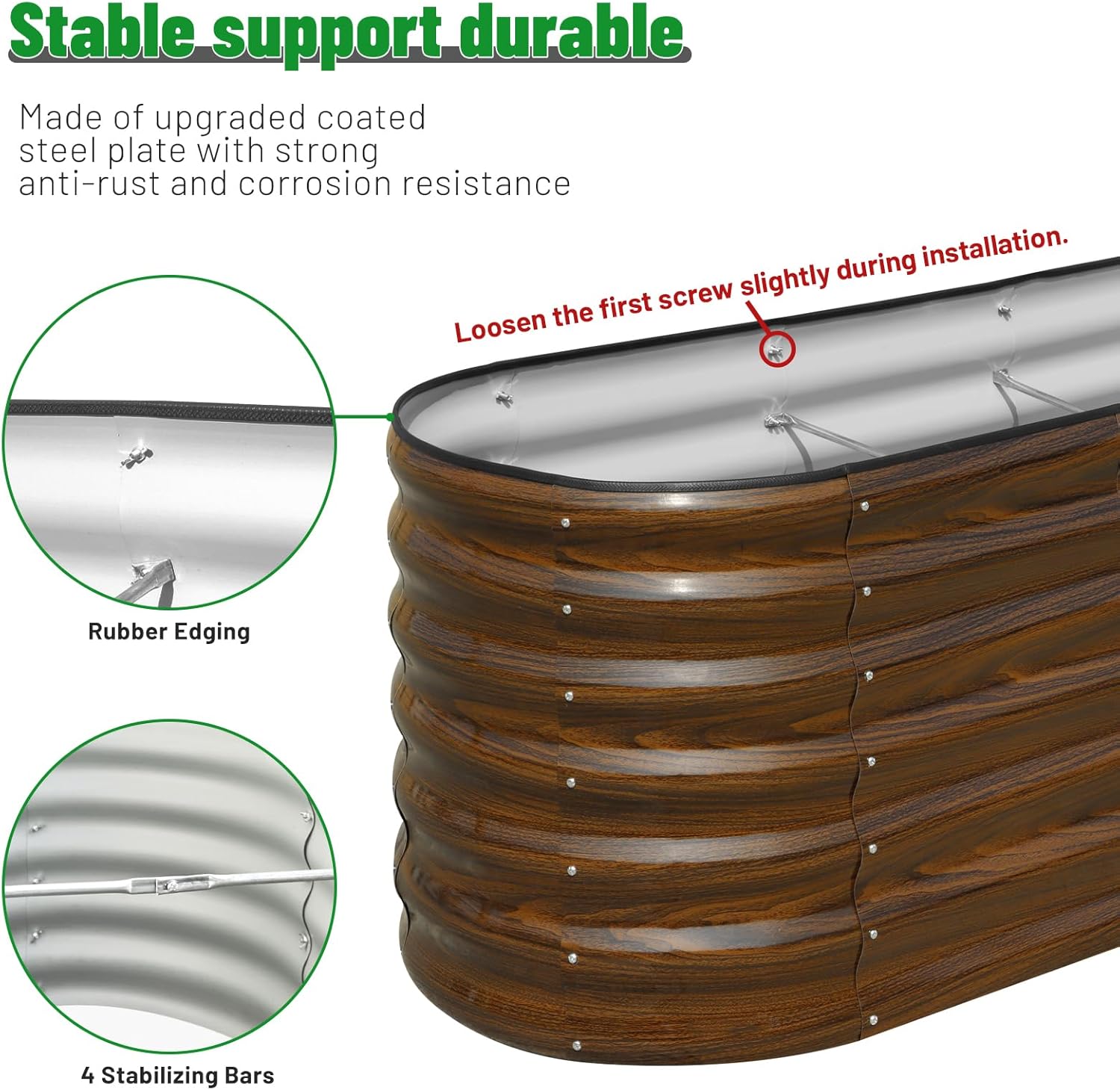 Kit Tempat Tanam Terangkat dar - Planter Raised Metal ulasan dan harga
