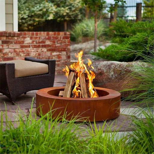 Set Sofa Luar Ruangan dengan M - Fire Pit Bowl ulasan dan harga
