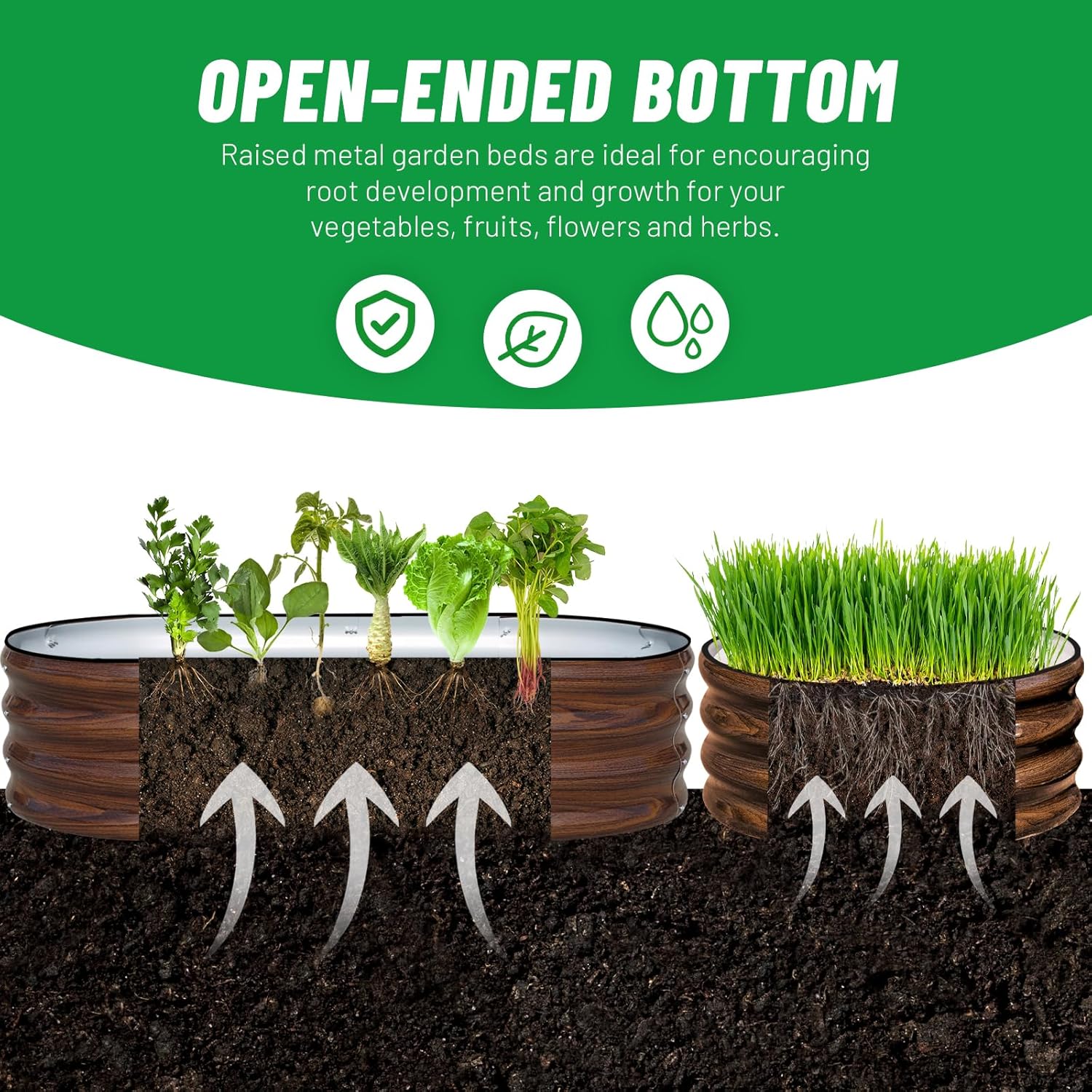 3 Paket Kit Bedeng Tanam Teran - Planter Raised Metal ulasan dan harga