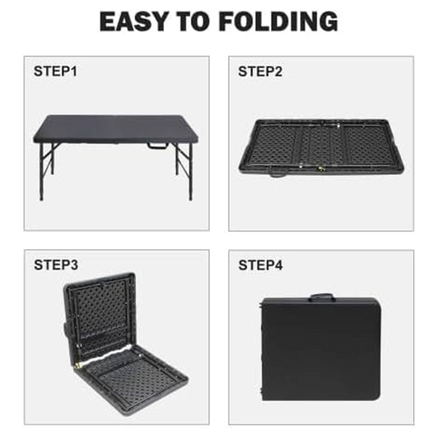 Meja Lipat Tinggi 4ft, Dapat D - Outdoor Furniture Legs ulasan dan harga