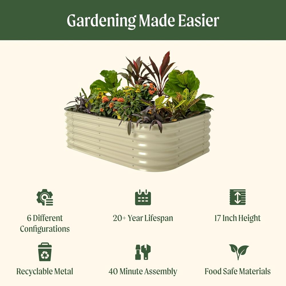 Kit Tempat Tanam Terangkat Veg - Planter Raised Metal ulasan dan harga