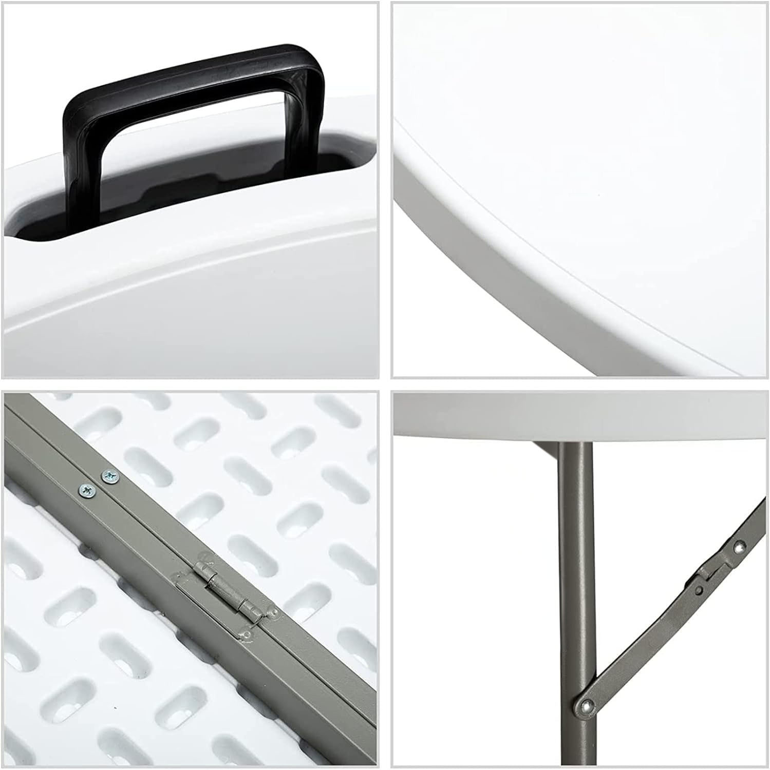 Meja Bundar Lipat Plastik Puti - Outdoor Furniture For Sale ulasan dan harga