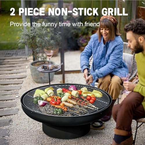 Meja Api Unggun 32 inci dengan - Fire Pit Bowl ulasan dan harga