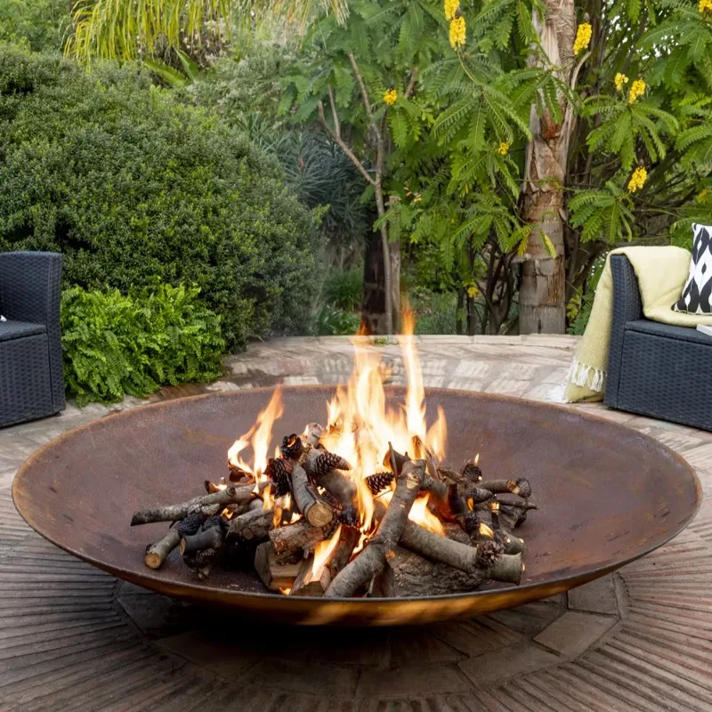 Tungku Api Baja Karbon Khusus  - Fire Pit Bowl ulasan dan harga