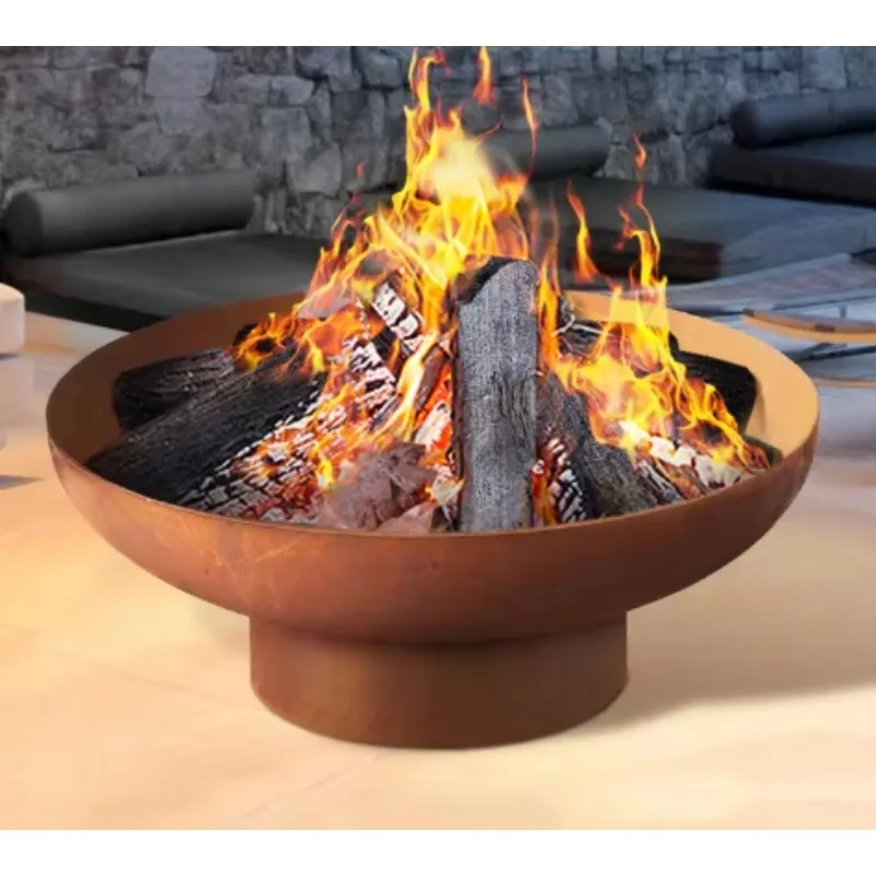 Tungku Api Baja Karbon Khusus  - Fire Pit Bowl ulasan dan harga