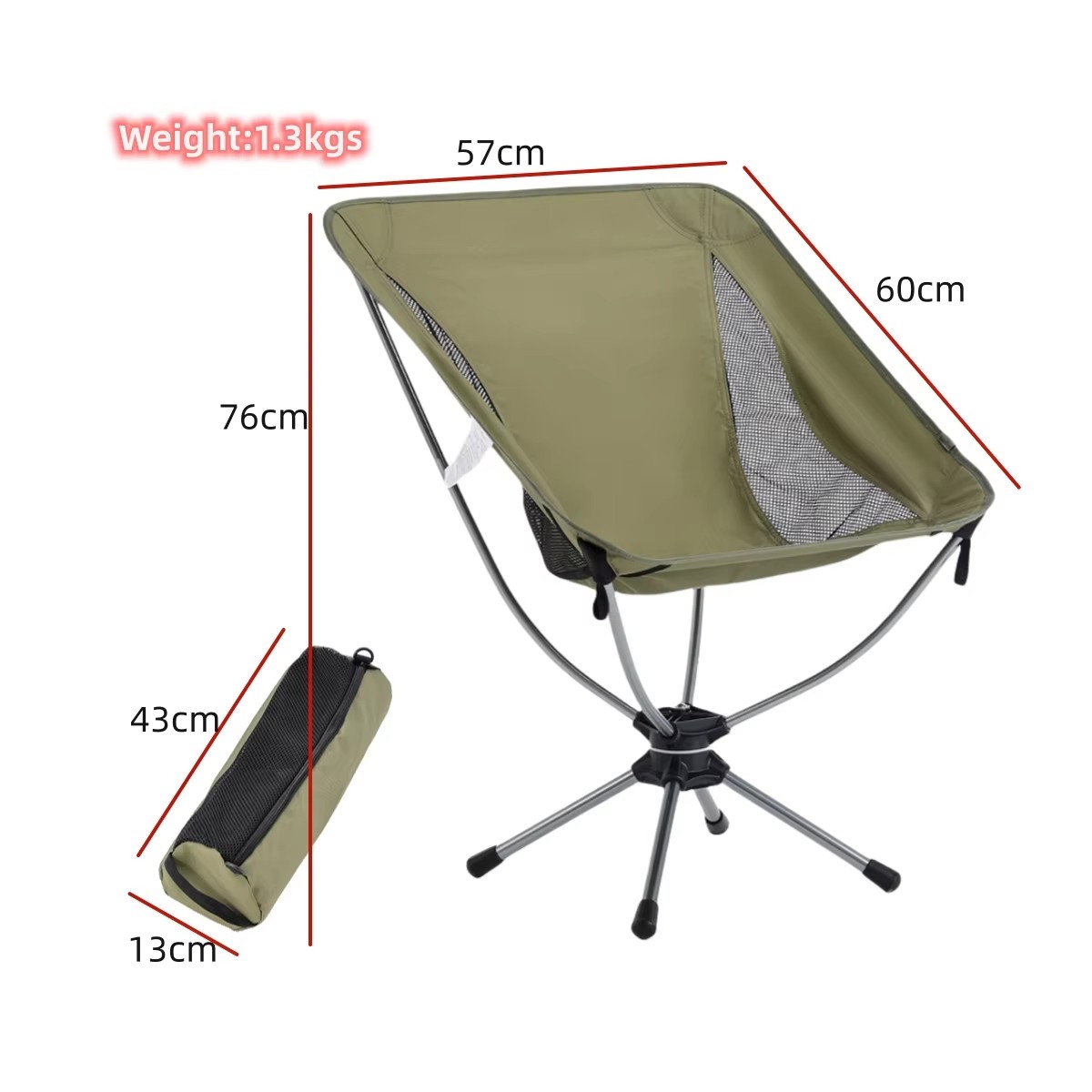 Kursi Lipat Portabel Aluminium - Outdoor Furniture Aluminum ulasan dan harga