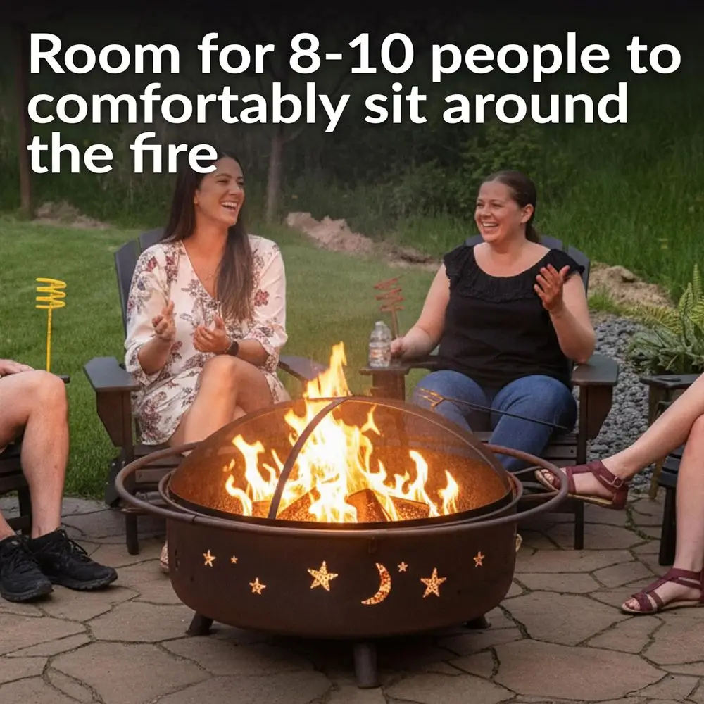 Perapian Kayu Bakar Luar Ruang - Fire Pit Bowl ulasan dan harga
