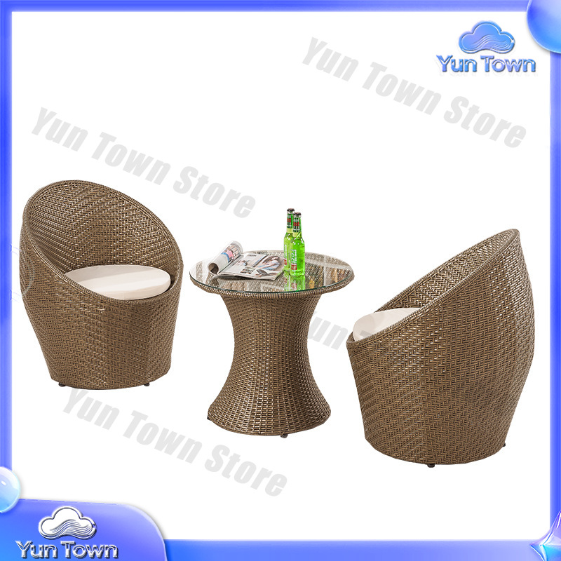 Set Meja dan Kursi Rotan 3-Pie - Outdoor Furniture Vietnam ulasan dan harga