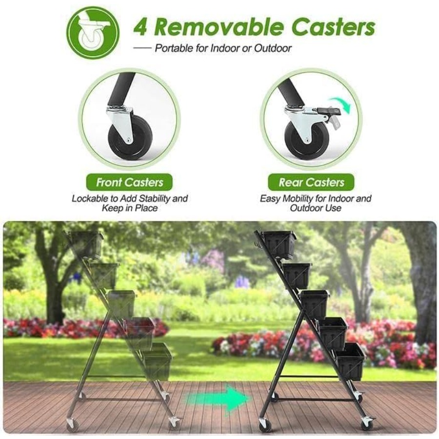 2 Paket Rak Tanam Vertikal Ber - Planter Raised Metal ulasan dan harga