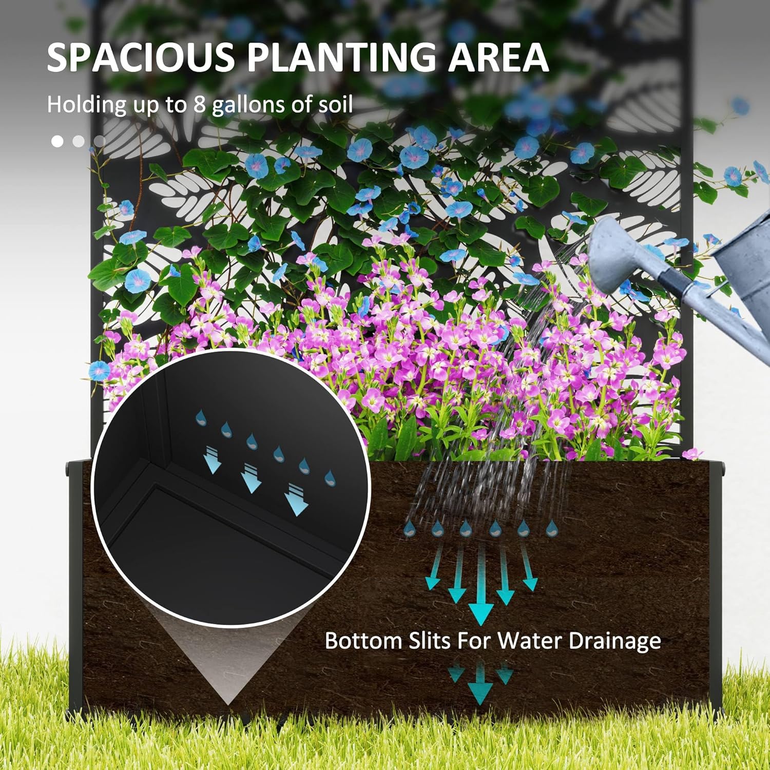 Pot Tanaman Logam dengan Teral - Planter Raised Metal ulasan dan harga