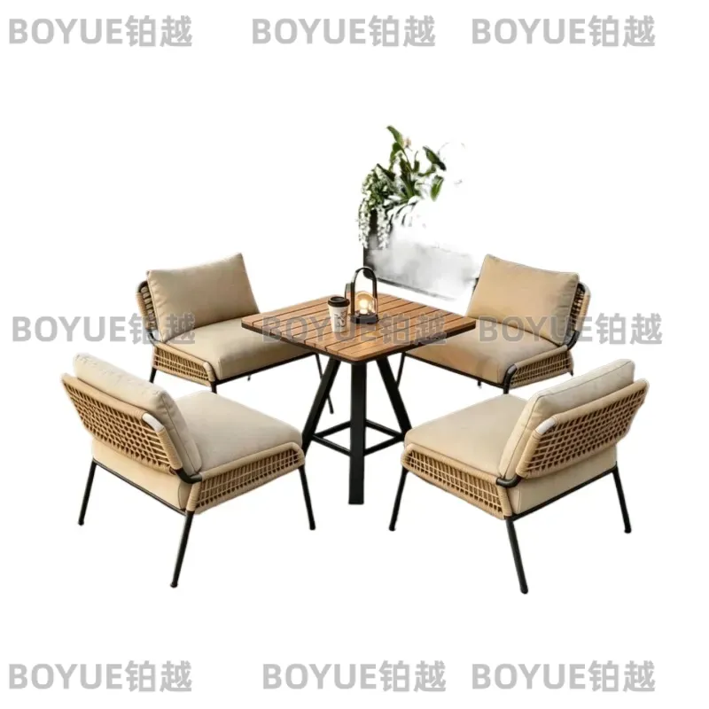 Set Furnitur Teras Luar Ruanga - Outdoor Furniture For Cafe ulasan dan harga
