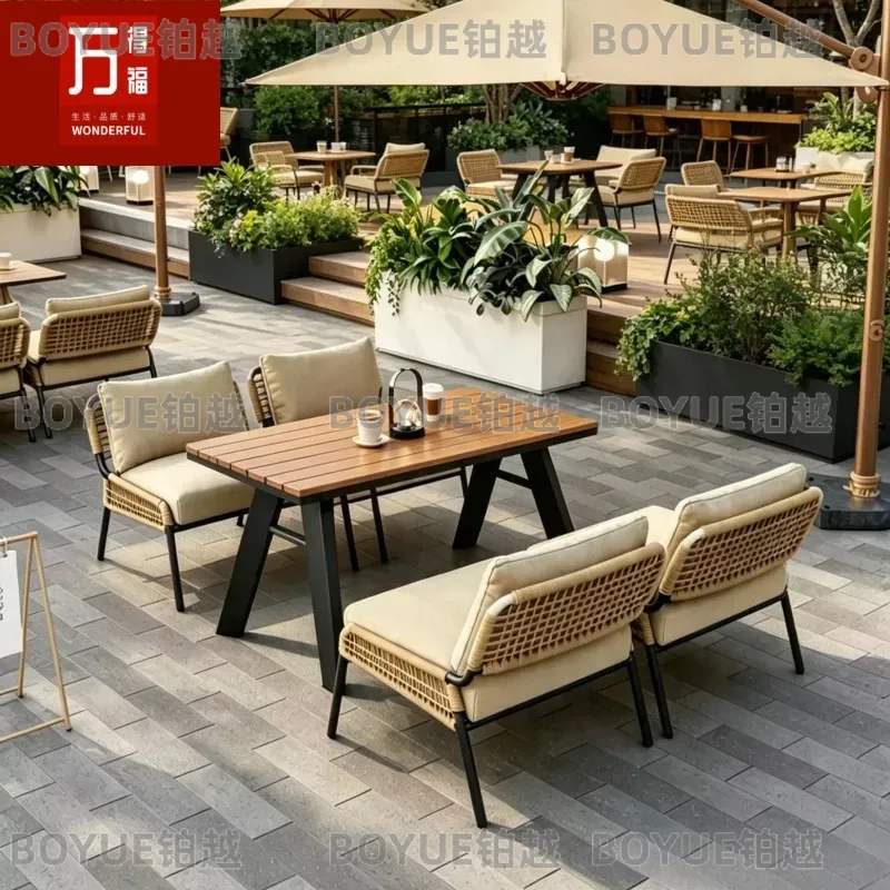 Set Furnitur Teras Luar Ruanga - Outdoor Furniture For Cafe ulasan dan harga