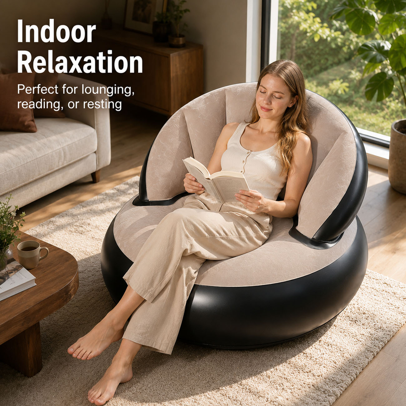 Kursi Tiup untuk Dewasa, Kursi - Outdoor Furniture Nearby ulasan dan harga